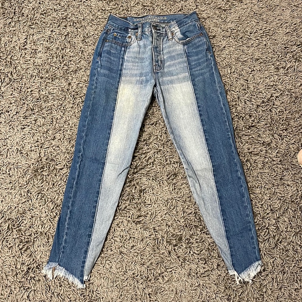American Eagle women’s high rise vintage straight leg jeans size 0